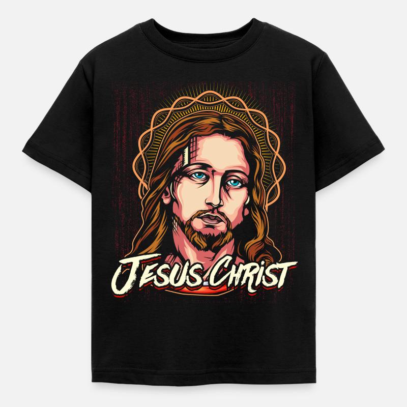 Jésus - T-shirt Enfant - noir