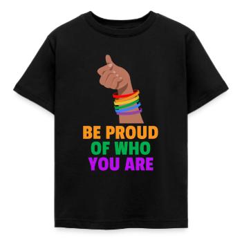 Gay Pride - T-shirt Enfant - noir - Devant - AI Model Kid Female (0cm)