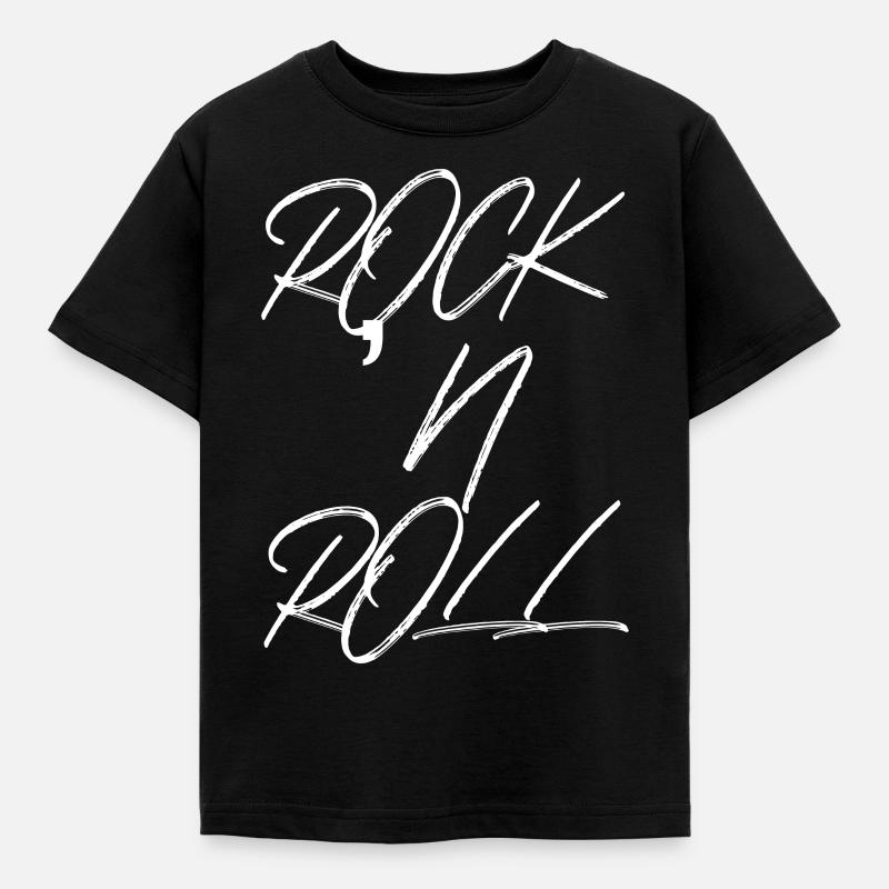 ROCK ET ROLL - T-shirt Enfant - noir