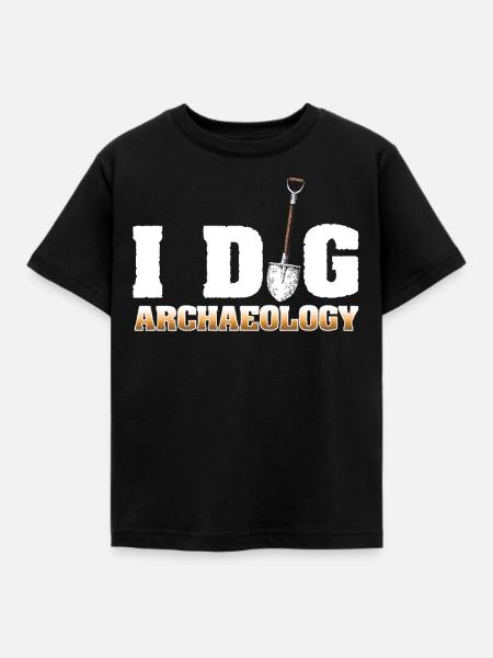 Archäologie Sammler - Kinder T-Shirt - Schwarz