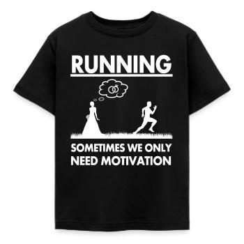 Motivation drôle idée cadeau cadeau - T-shirt Enfant - noir - Devant - AI Model Kid Female (0cm)