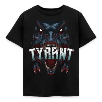 Tyrannosaurus Rex - Kinder T-Shirt - Schwarz - Vorne - AI Model Kid Female (0cm)