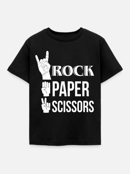Rock Musik - Kinder T-Shirt - Schwarz