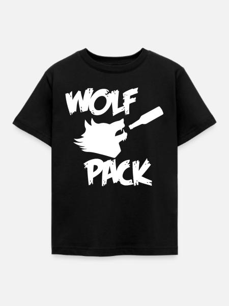Wolfpack BACHELORPARTY - Kinder T-Shirt - Schwarz