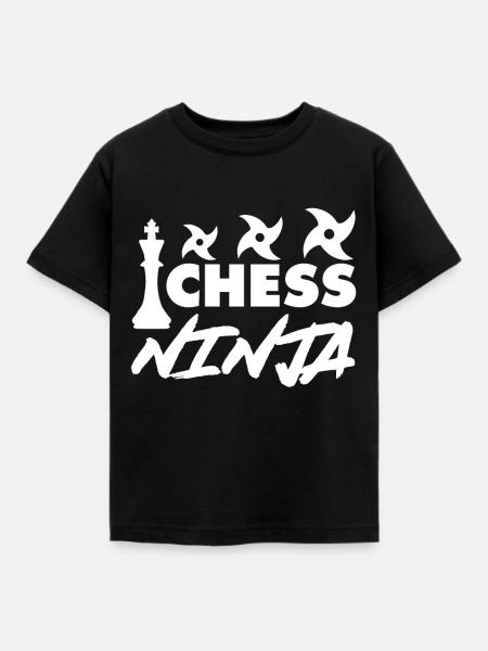 Schach - Kinder T-Shirt - Schwarz