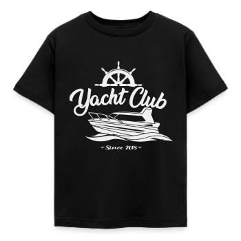 yacht club - T-shirt Enfant - noir - Devant - AI Model Kid Female (0cm)
