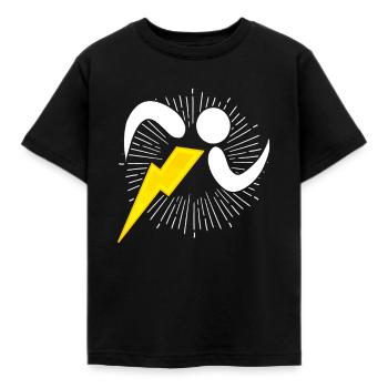 Jogging Running Flash Flash Sports Gift - Kids' T-Shirt - black - Front - AI Model Kid Female (0cm)
