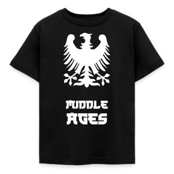 Moyen Age - T-shirt Enfant - noir - Devant - AI Model Kid Female (0cm)