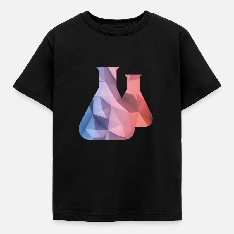 laboratory glassware - Kids' T-Shirt - black