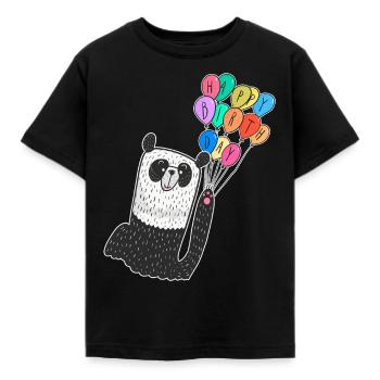Happy Birthday Kids Shirt - Kids' T-Shirt - black - Front - AI Model Kid Female (0cm)
