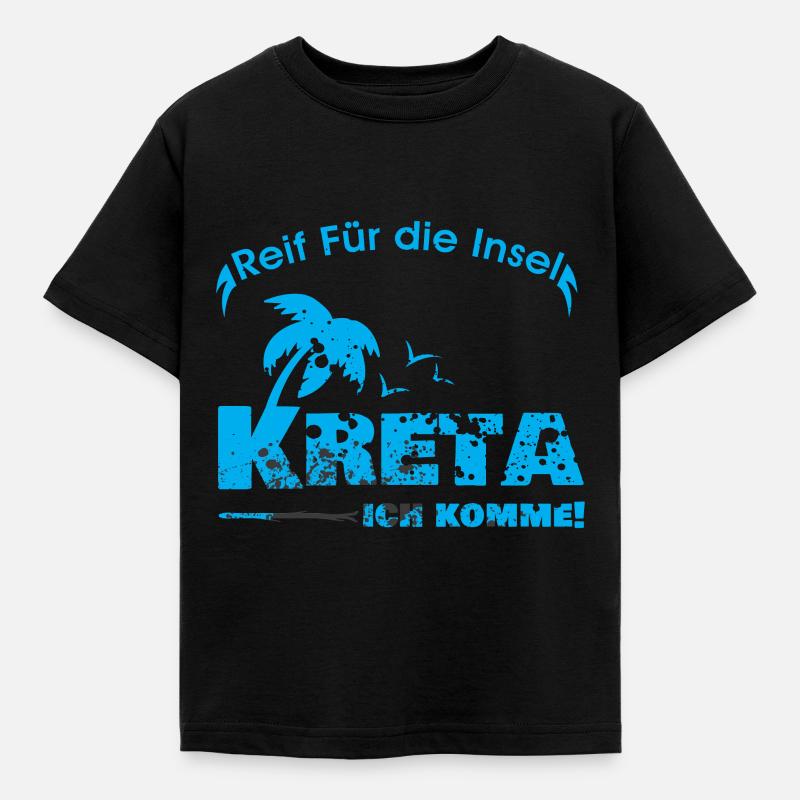 Crete - Kids' T-Shirt - black