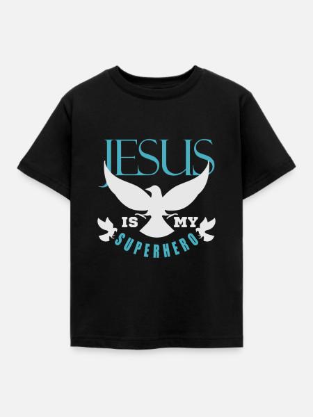 Jesus Christus - Kinder T-Shirt - Schwarz