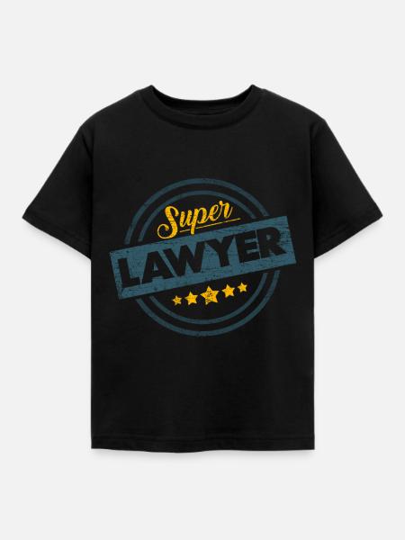 Anwalt - Kinder T-Shirt - Schwarz