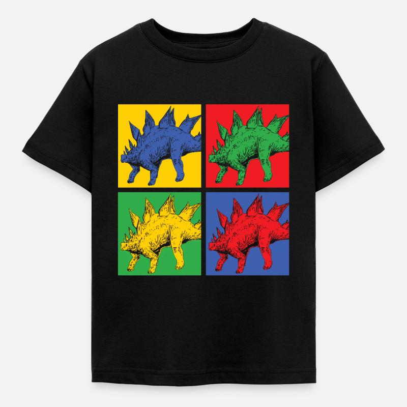 dinosaur - Kids' T-Shirt - black