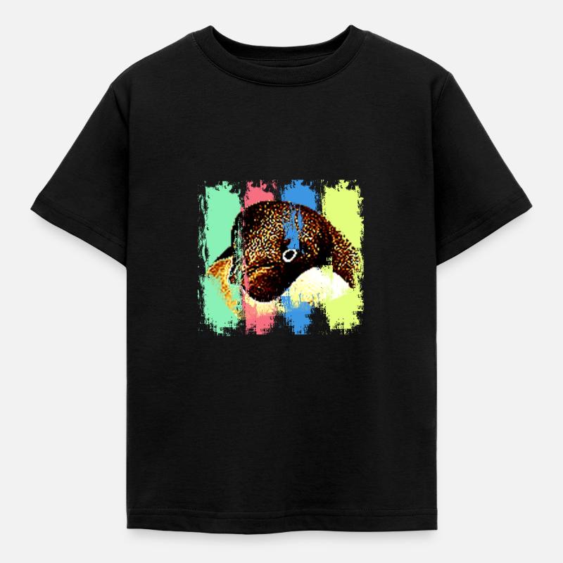Pinguin Tier - Kinder T-Shirt - Schwarz