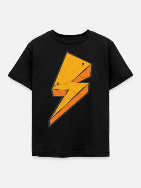 Blitz - Kinder T-Shirt - Schwarz