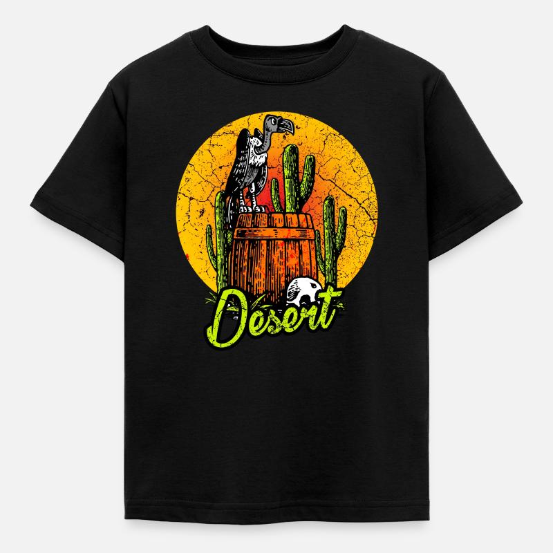 Crâne de soleil - T-shirt Enfant - noir