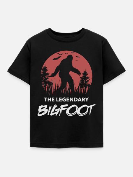 Bigfoot - Kinder T-Shirt - Schwarz