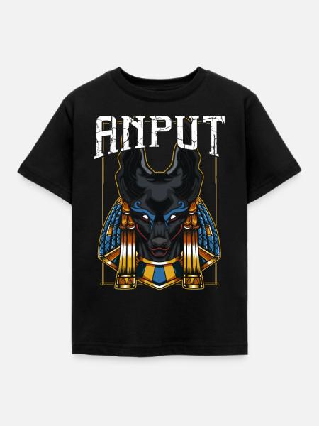 Anput Weiblicher Anubis - Kinder T-Shirt - Schwarz