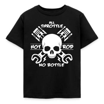 Hot Rod - Kinder T-Shirt - Schwarz - Vorne - AI Model Kid Female (0cm)