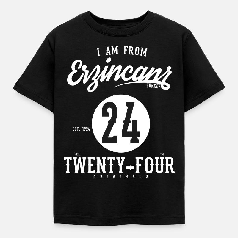 24 ERCINCAN - Kids' T-Shirt - black