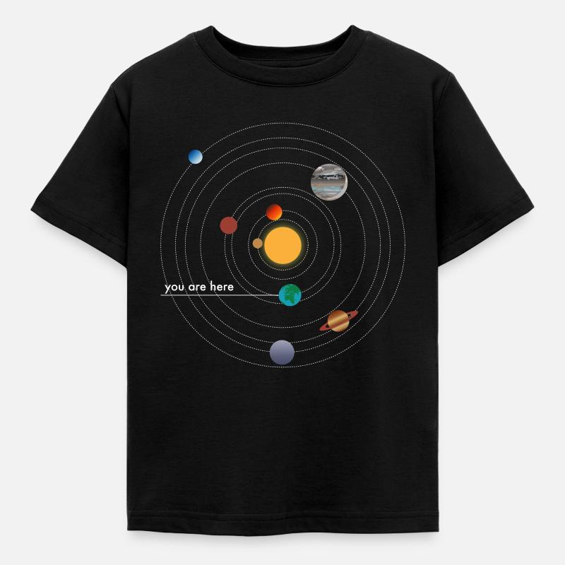 Système solaire - T-shirt Enfant - noir