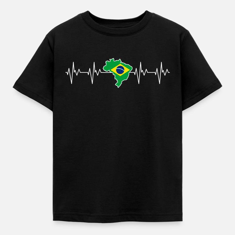 Brésil - T-shirt Enfant - noir