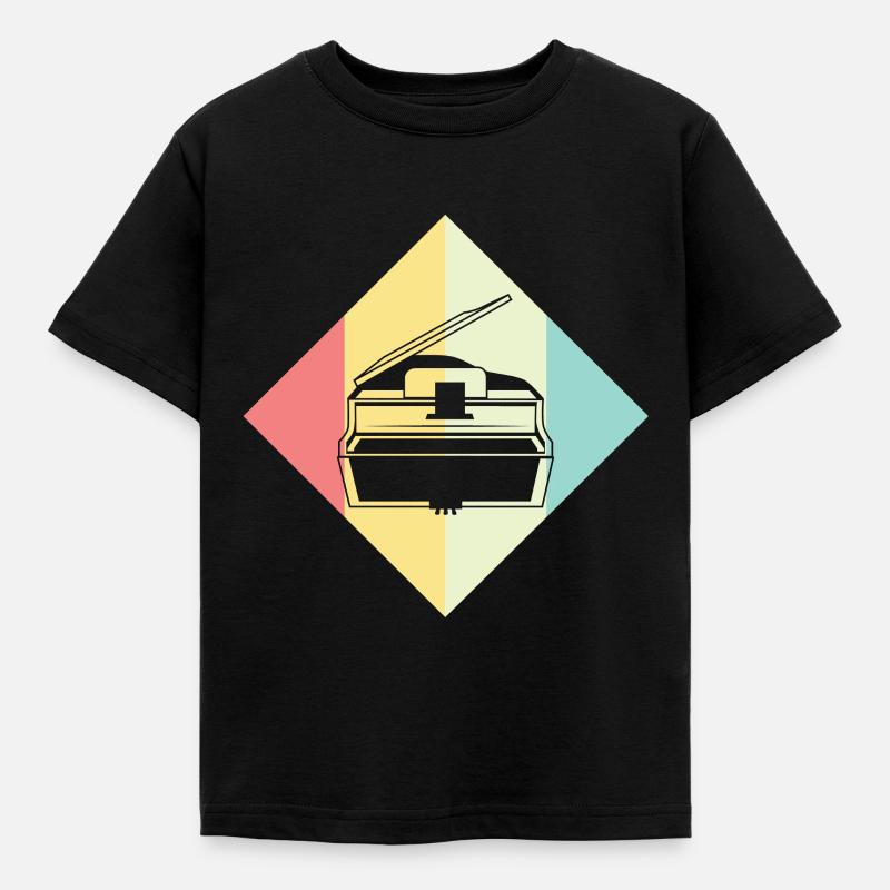 piano - T-shirt Enfant - noir