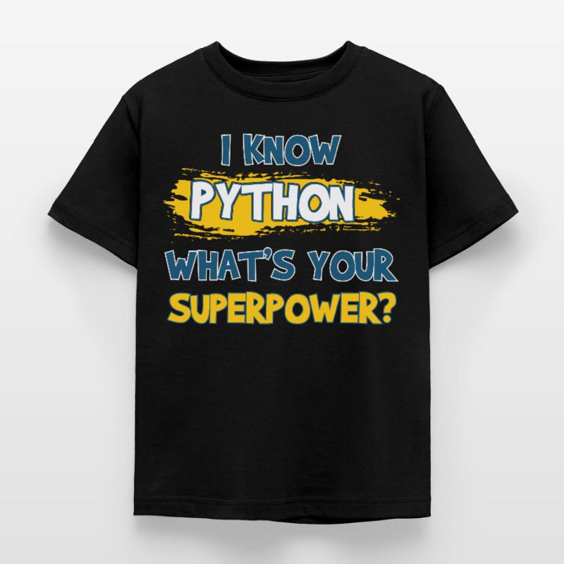 Programmierer Python Kinder T-Shirt
