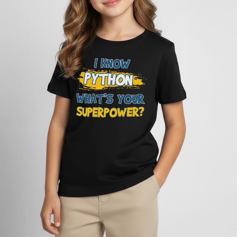 Programmierer Python Kinder T-Shirt