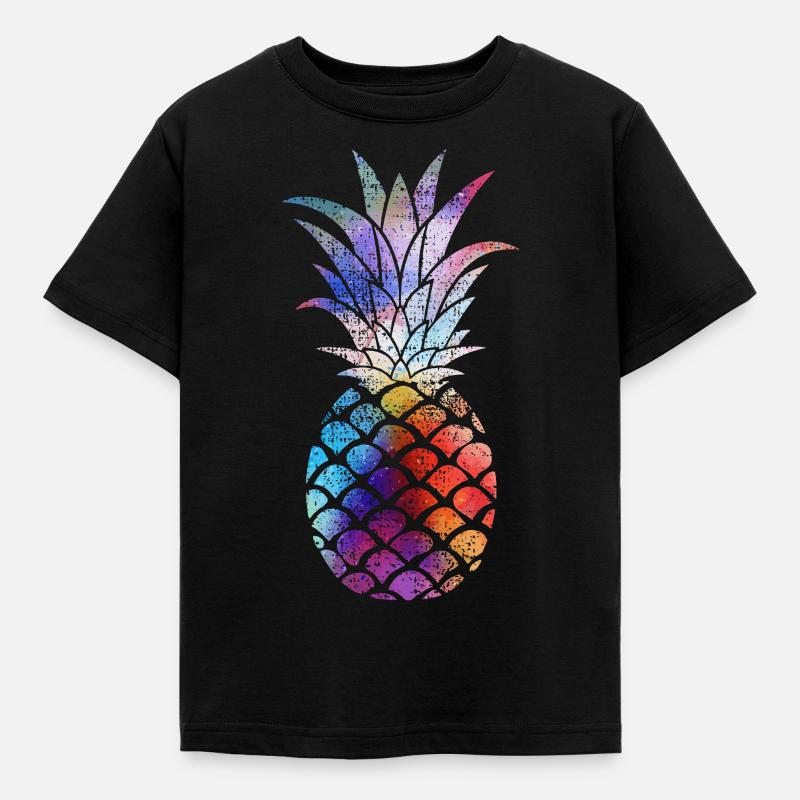 Résumé d'ananas - T-shirt Enfant - noir