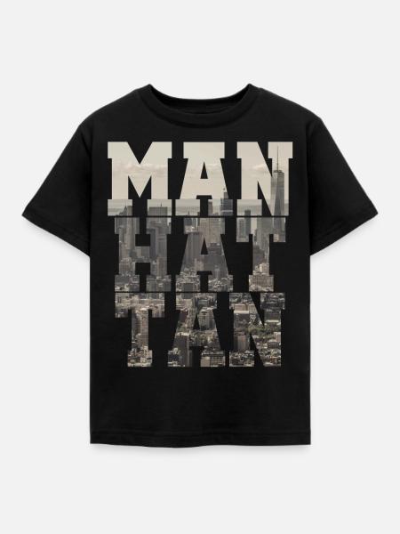 MANHATTAN SHIRT - Kinder T-Shirt - Schwarz