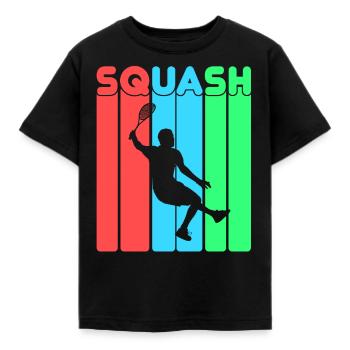 squash - T-shirt Enfant - noir - Devant - AI Model Kid Female (0cm)