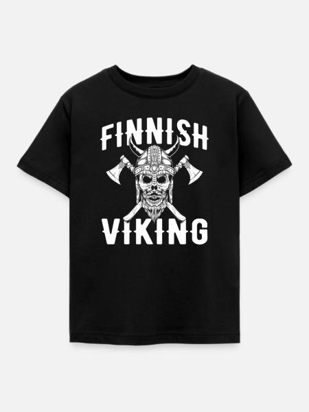 Wikinger - Kinder T-Shirt - Schwarz