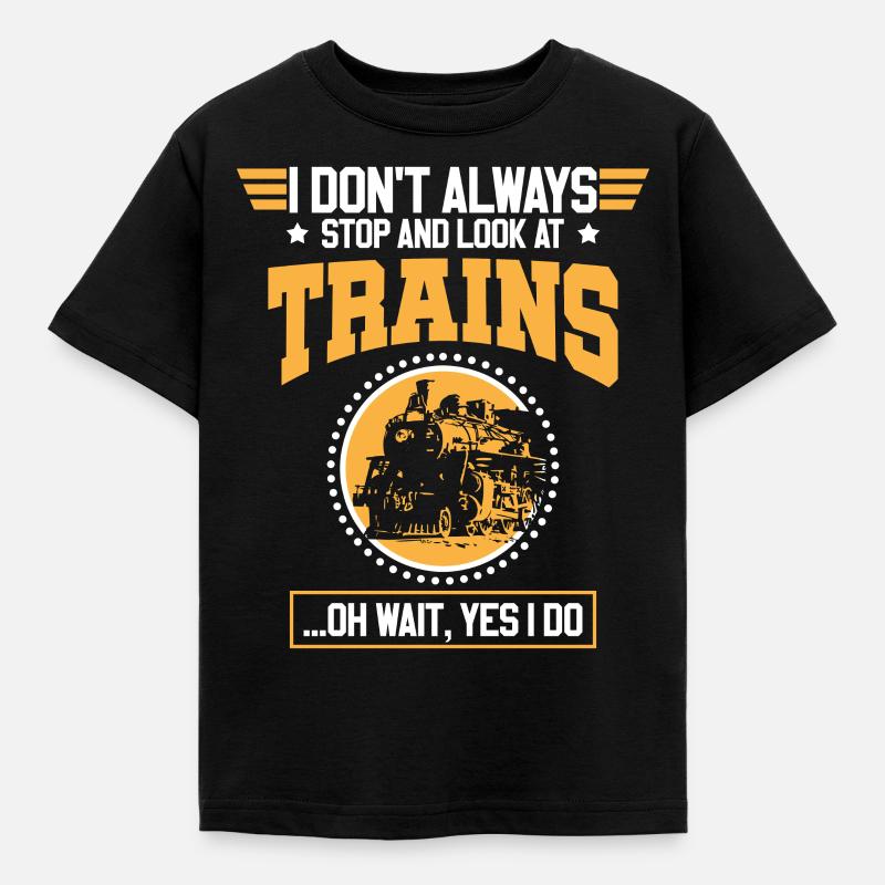TRAIN SHIRT - Børne-T-shirt - sort