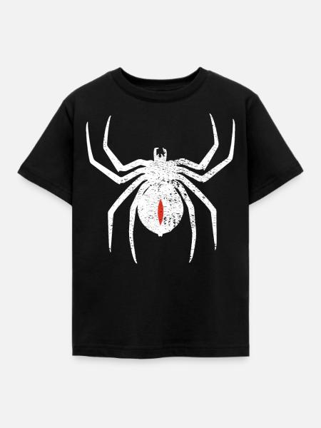 Schwarze Witwe - Kinder T-Shirt - Schwarz