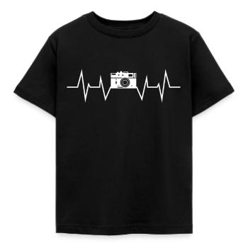 Fotografie - Kinder T-Shirt - Schwarz - Vorne - AI Model Kid Female (0cm)