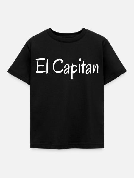 EL CAPITAN SHIRT - Kinder T-Shirt - Schwarz