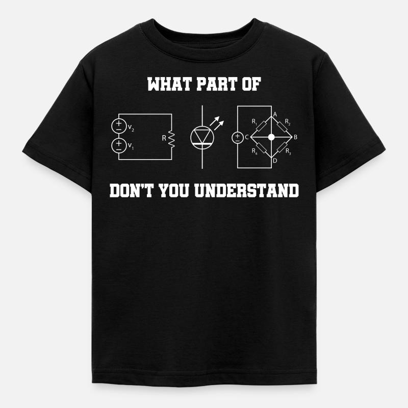Physique Electronique - T-shirt Enfant - noir