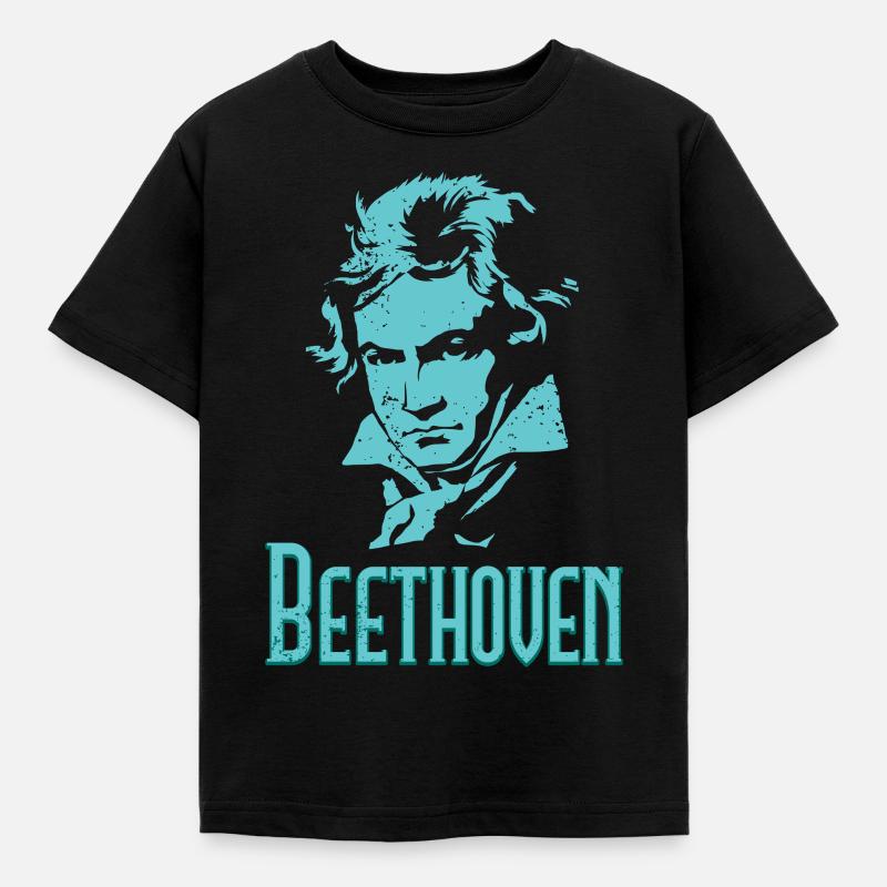 Beethoven - Kinder T-Shirt - Schwarz