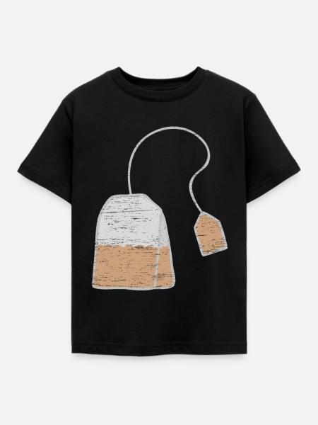 Teebeutel Weihnachten Kinder Feinschmecker - Kinder T-Shirt - Schwarz