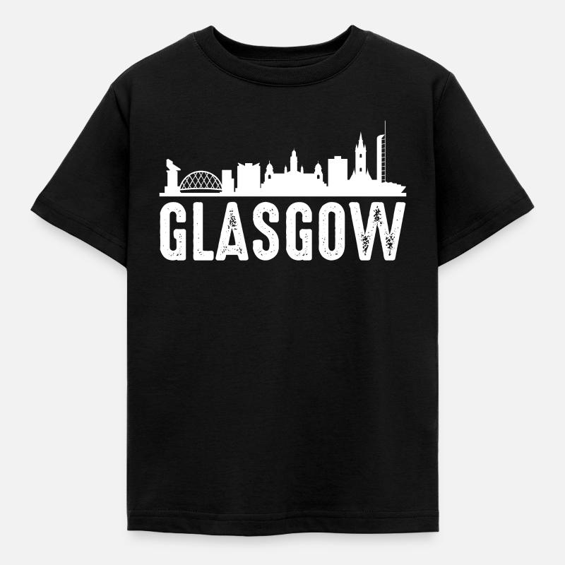 Glasgow - Kids' T-Shirt - black