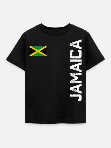 Jamaica - Kinder T-Shirt - Schwarz