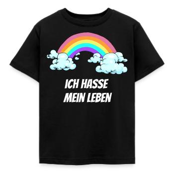 Je déteste ma vie cadeau négatif déprimé - T-shirt Enfant - noir - Devant - AI Model Kid Female (0cm)