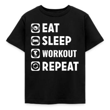 Bodybuilders - T-shirt Enfant - noir - Devant - AI Model Kid Female (0cm)
