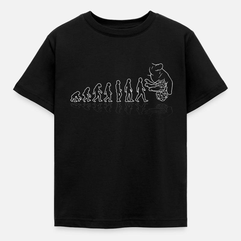Idée de cadeau de jeu RPG Evolution pour le plateau - T-shirt Enfant - noir
