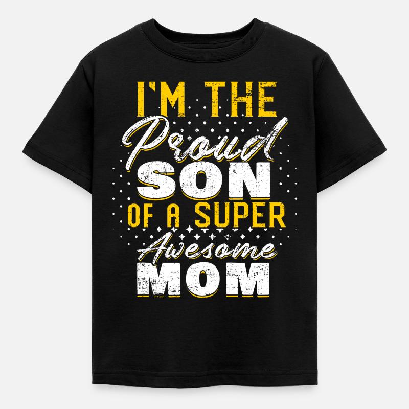 Muttertag - Kinder T-Shirt - Schwarz