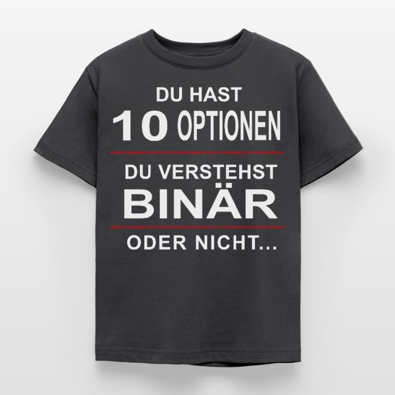 Binary joke 4 computer scientists programmers Kids' T-Shirt