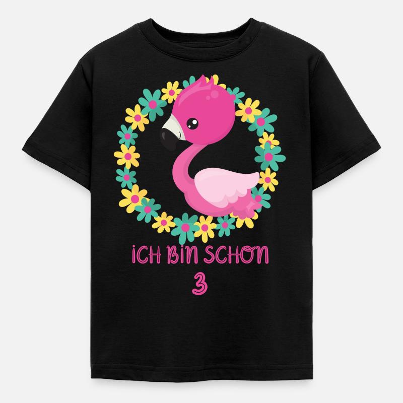 Ich bin schon 3 - Kinder T-Shirt - Schwarz