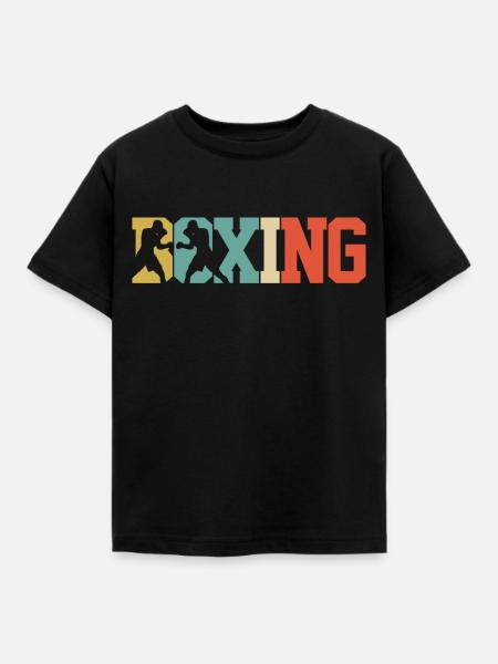 Boxen Boxen Boxen - Kinder T-Shirt - Schwarz